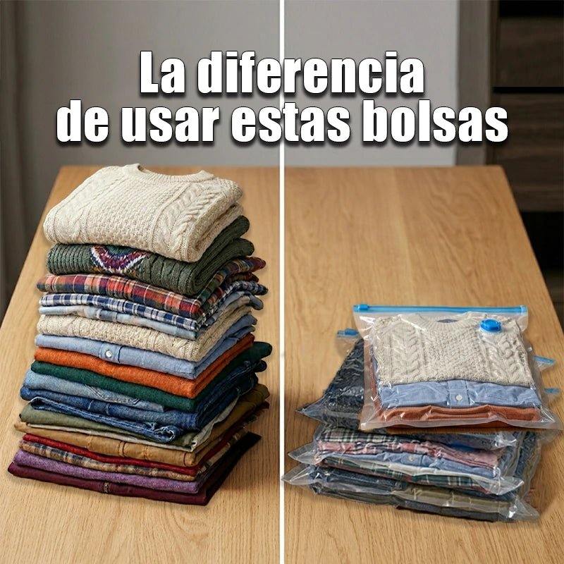 Bolsas de vacío para almacenamiento de ropa - Nuvarium