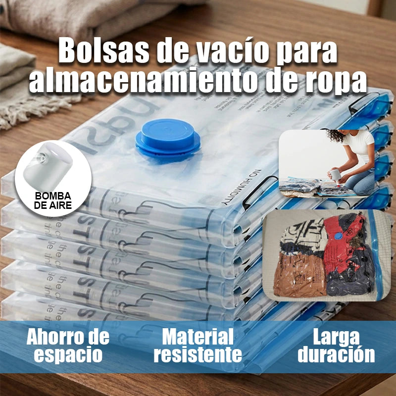 Bolsas de vacío para almacenamiento de ropa - Nuvarium