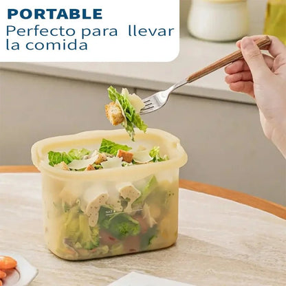 Bolsa de silicona (1L) Eco-reutilizable - Nuvarium